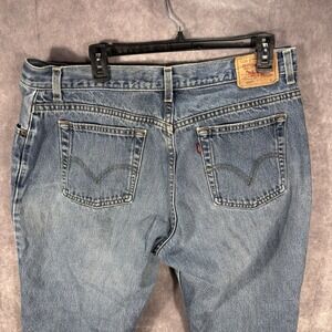 Levis 550 Jeans Womens 18 M Medium Wash Relaxed‎ Taper Y2K 00s
